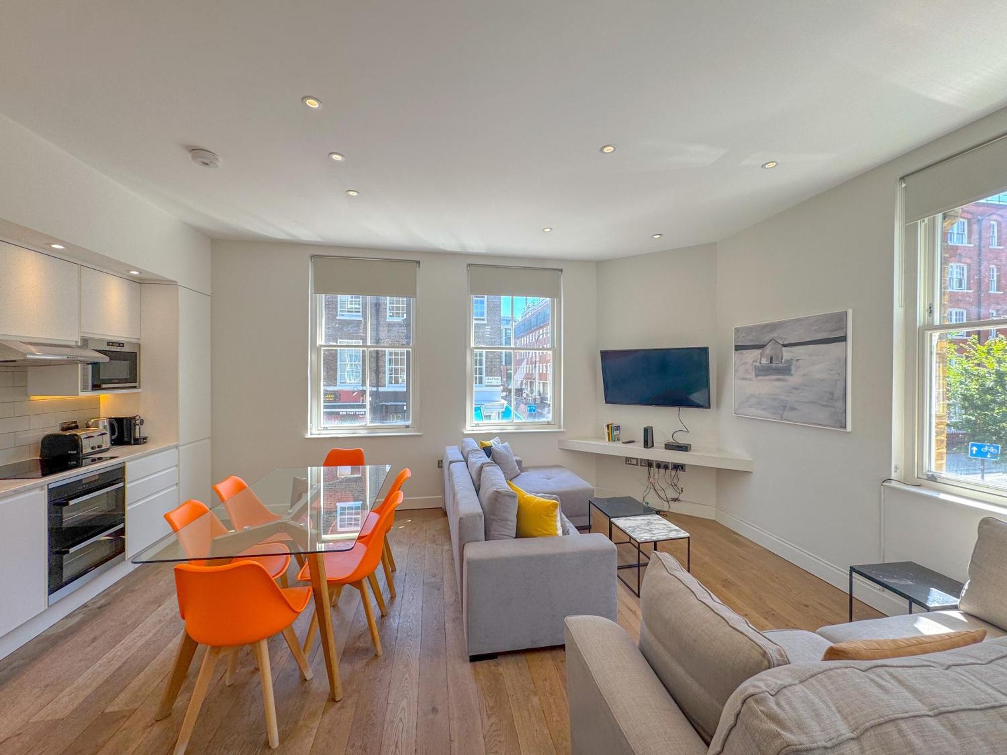 Whitfield Street Apartments Londra Exterior foto